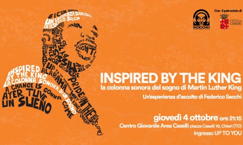 Inspired By The King, un'esperienza d'ascolto di Federico Sacchi, giovedì 4 ottobre 2018 a Chieri.